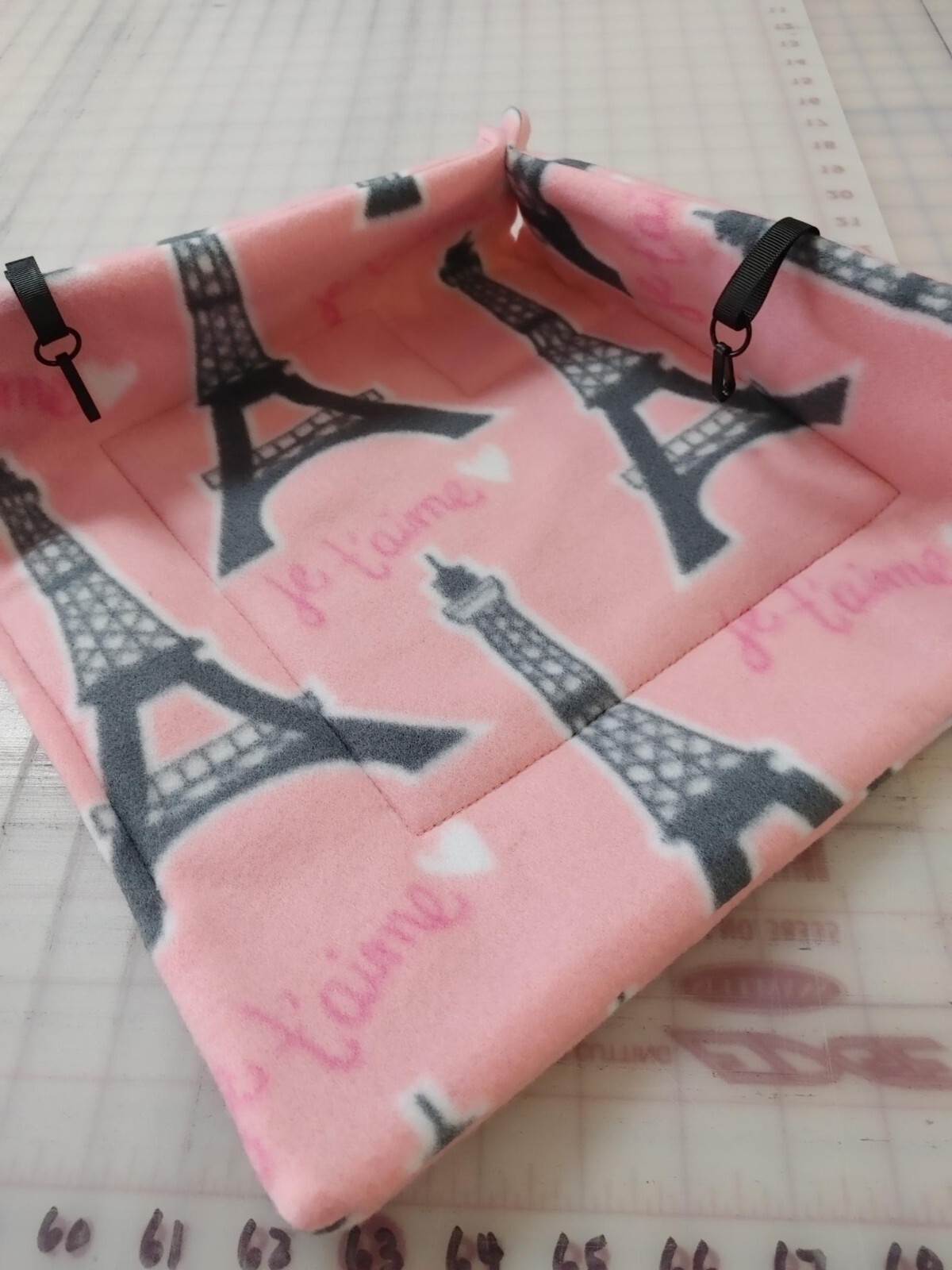 Fleece Cage Liners -Accessories, Beds, Corner Hidey, Tunnels, sacks, Eifel Tower