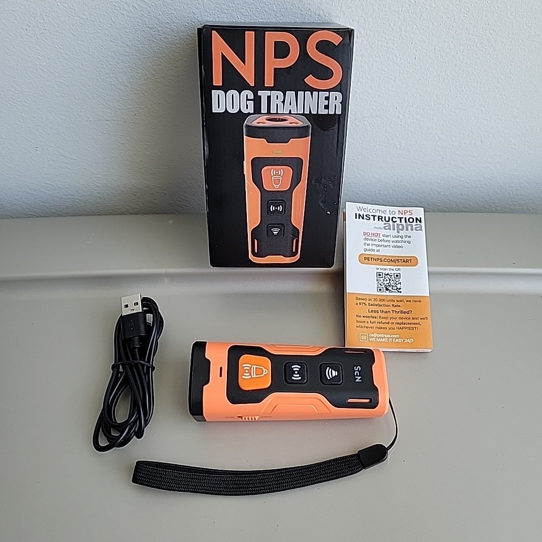NPS Alpha Dog Behavior Trainer Anti Bark Tool Barking Control Handheld Device