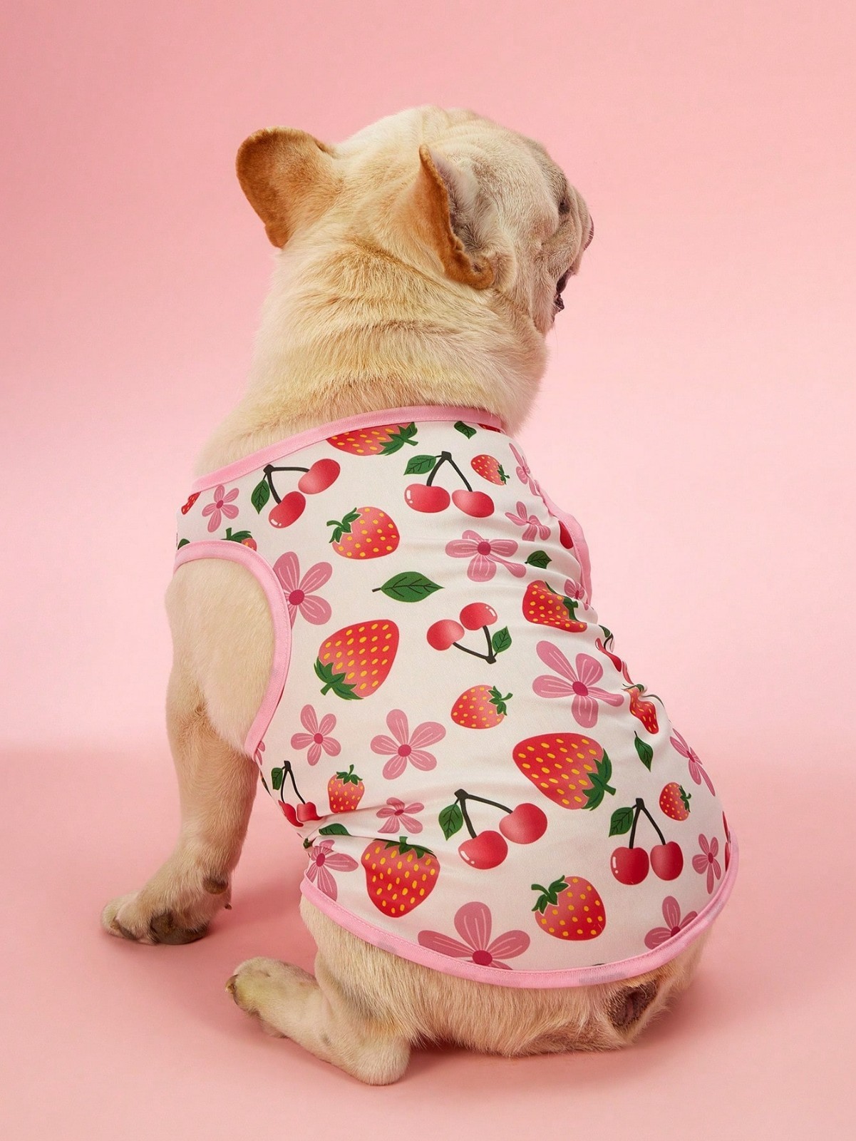 2PCS Small Pet Dog Cat Summer Shirts Vest Clothes Cute Puppy TShirt Coat Apparel