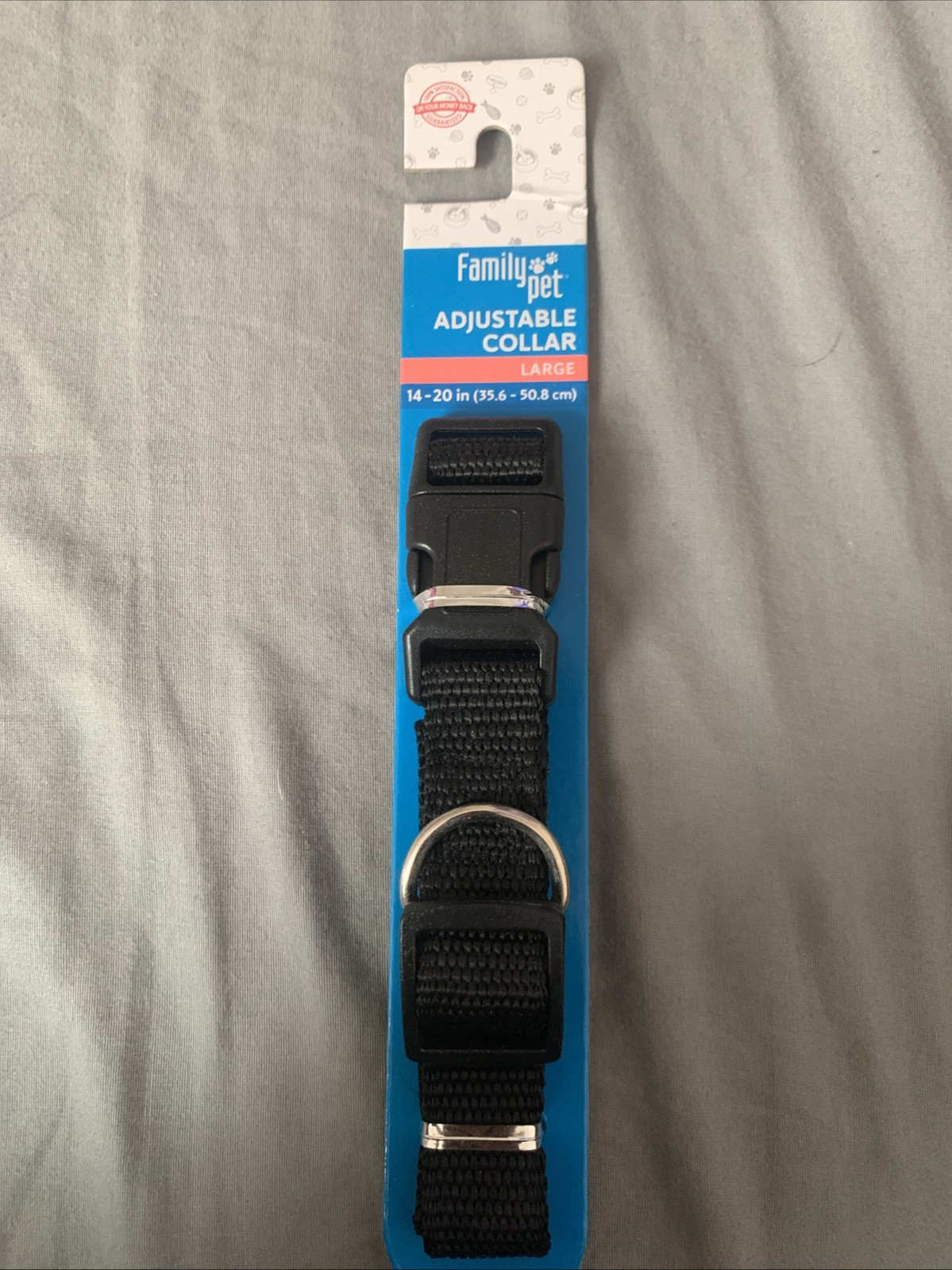 Adjustable Dog Collar 14-20 Inches Black