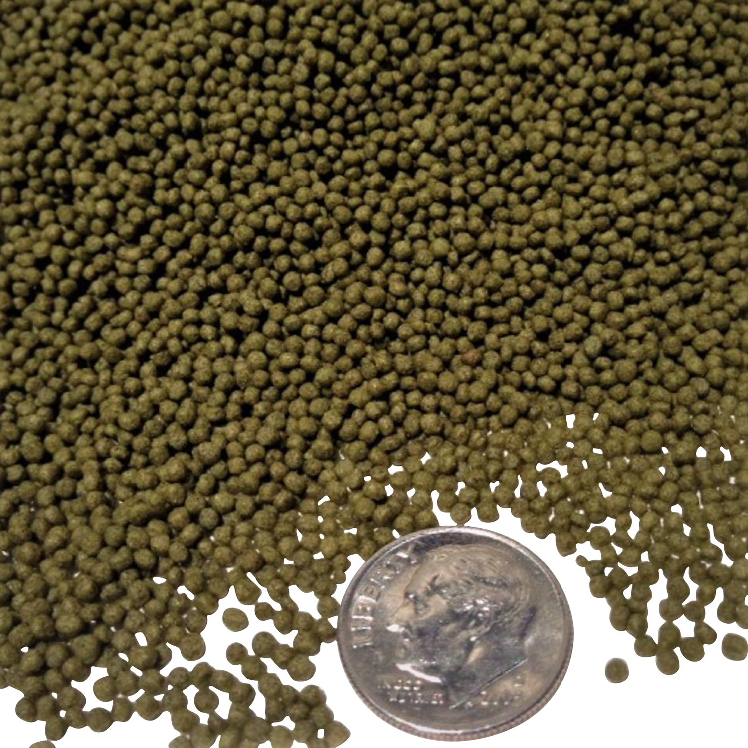 12-lbs 0.8mm Spirulina Green GRO Floating Pellets for Baby Koi, Pond Fish