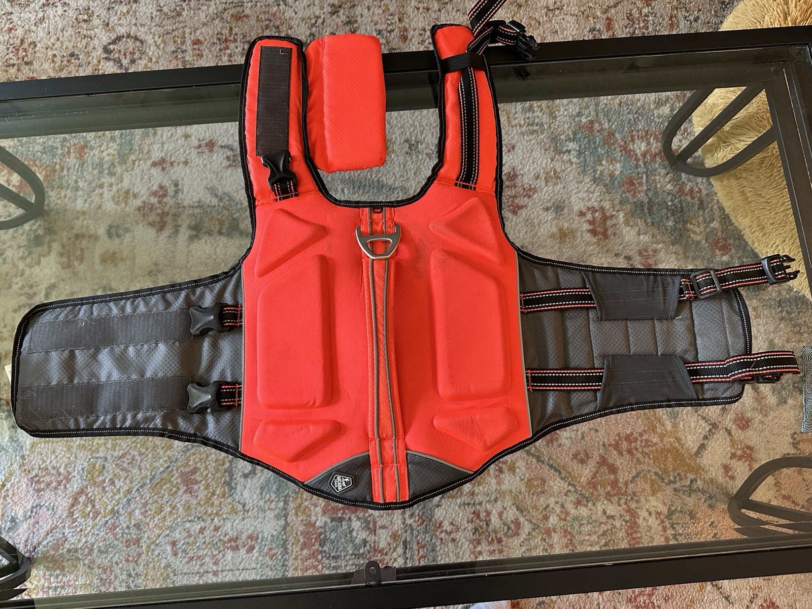 Arcadia Trail Dog Life Jacket MEDIUM High Visibility Coral Reflective