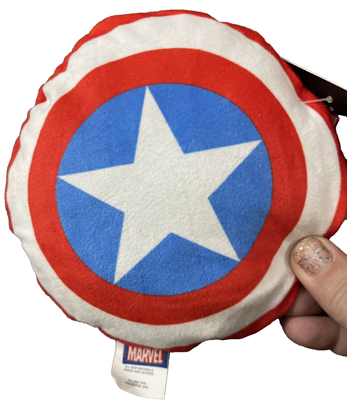 Avengers Captain America Plush Squeaky Dog Toy-Brand New-SHIPS N 24 HOURS