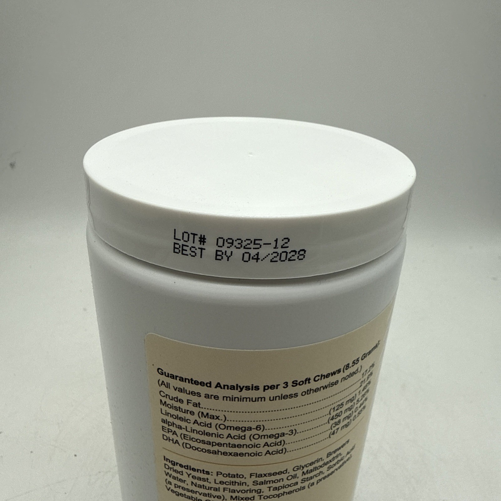 Chew+Heal Omega Skin + Coat Dog Supplement NEW