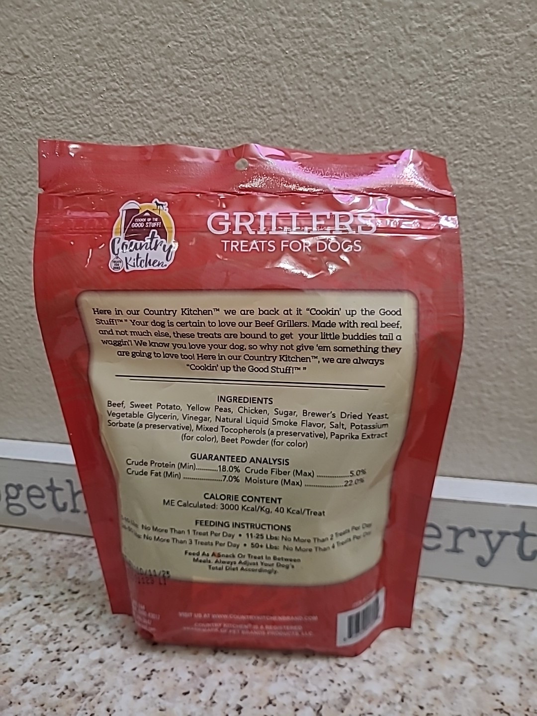 Grillers Treats For Dogs Beef #1 Ingredient 10.oz(283g) Exp:10/2025