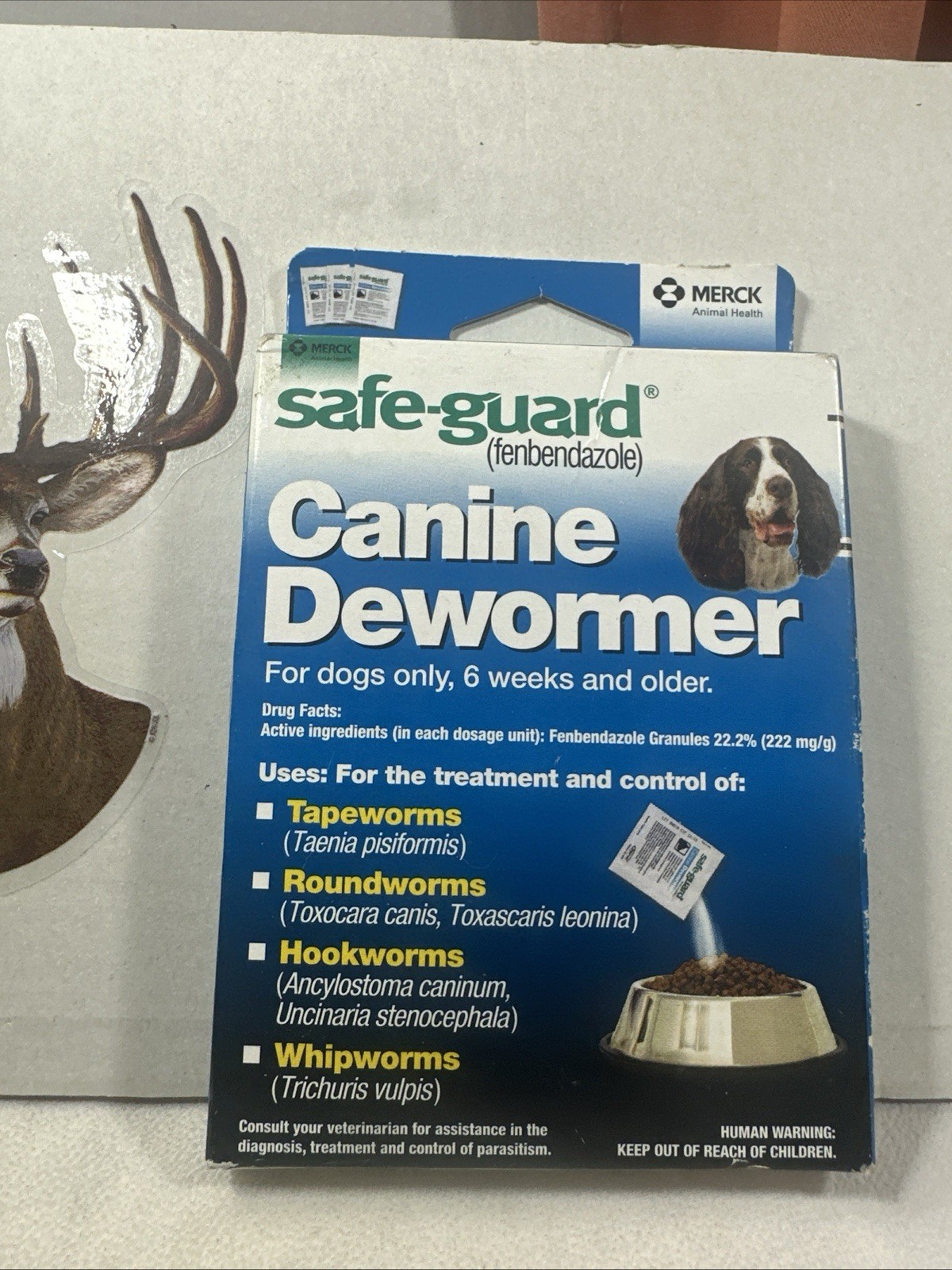 Merck Safe-Guard Canine Dewormer For Dogs 6 Weeks and Older – New Exp 11/26