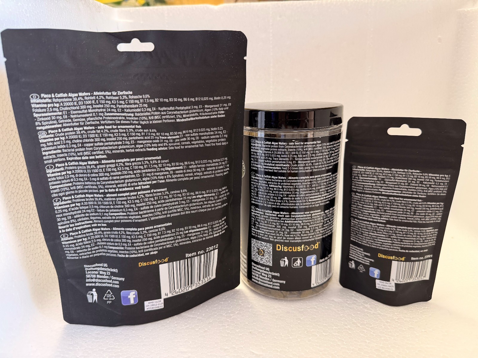 Pleco & Catfish Algae Wafers – Premium Fish Food – 50g – 150g – 480g