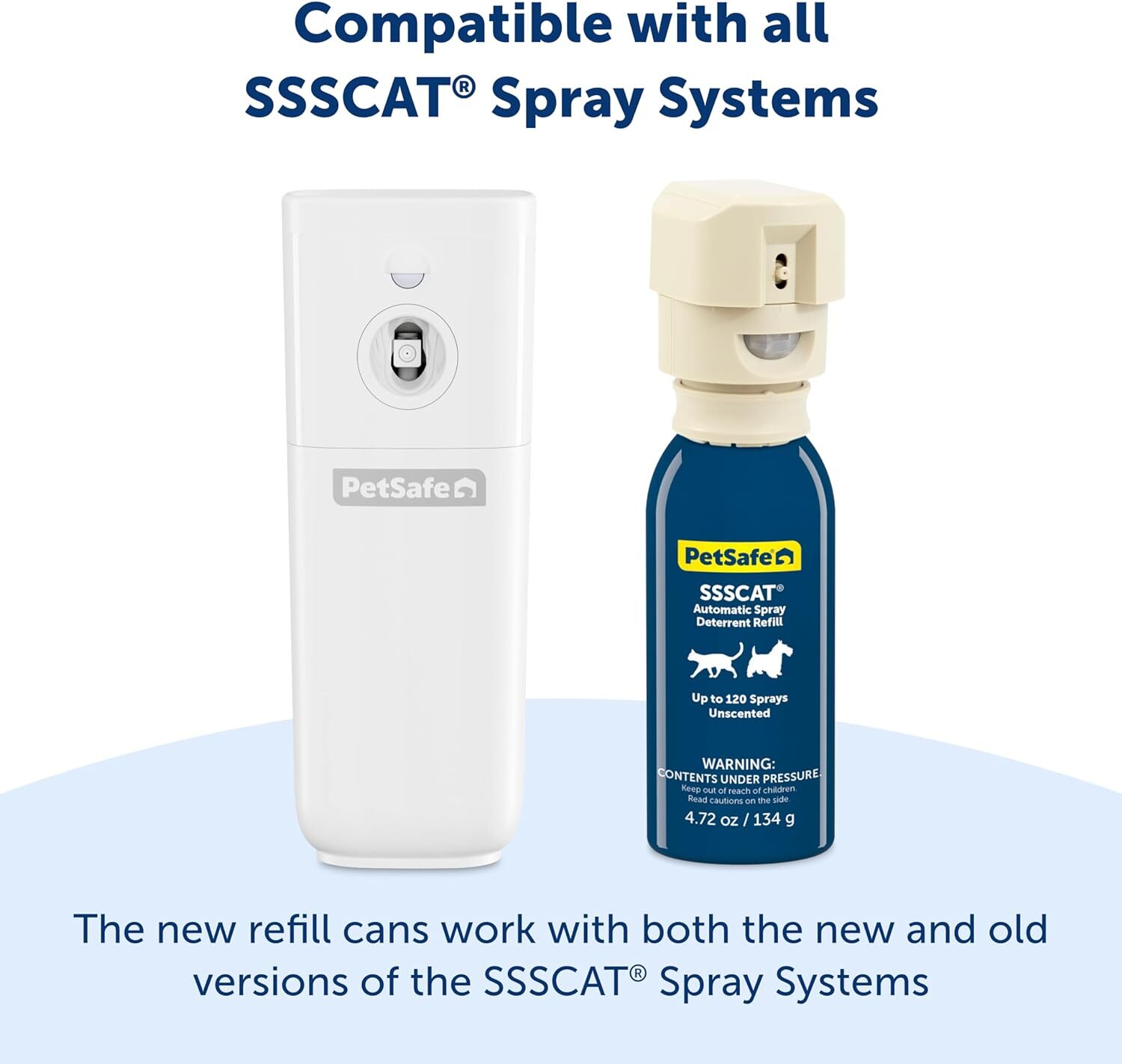 PetSafe PPD17-16165 Unscented Spray Refill Pet Deterrent- 3.89 oz / 115mL