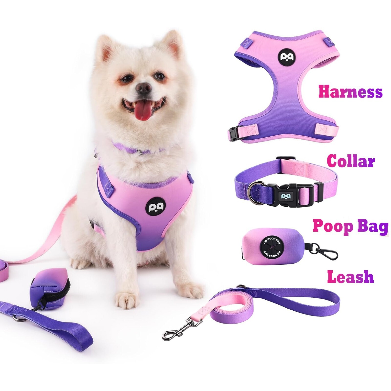 No Pull Dog Pet Harness Adjustable Control Vest Set Dogs XS S M L