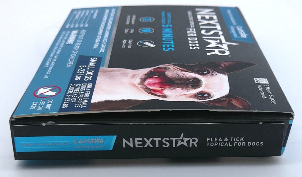 NextStar Flea Tick Topical Treatment Small Dogs 5-22 lbs, 3 Month Supply