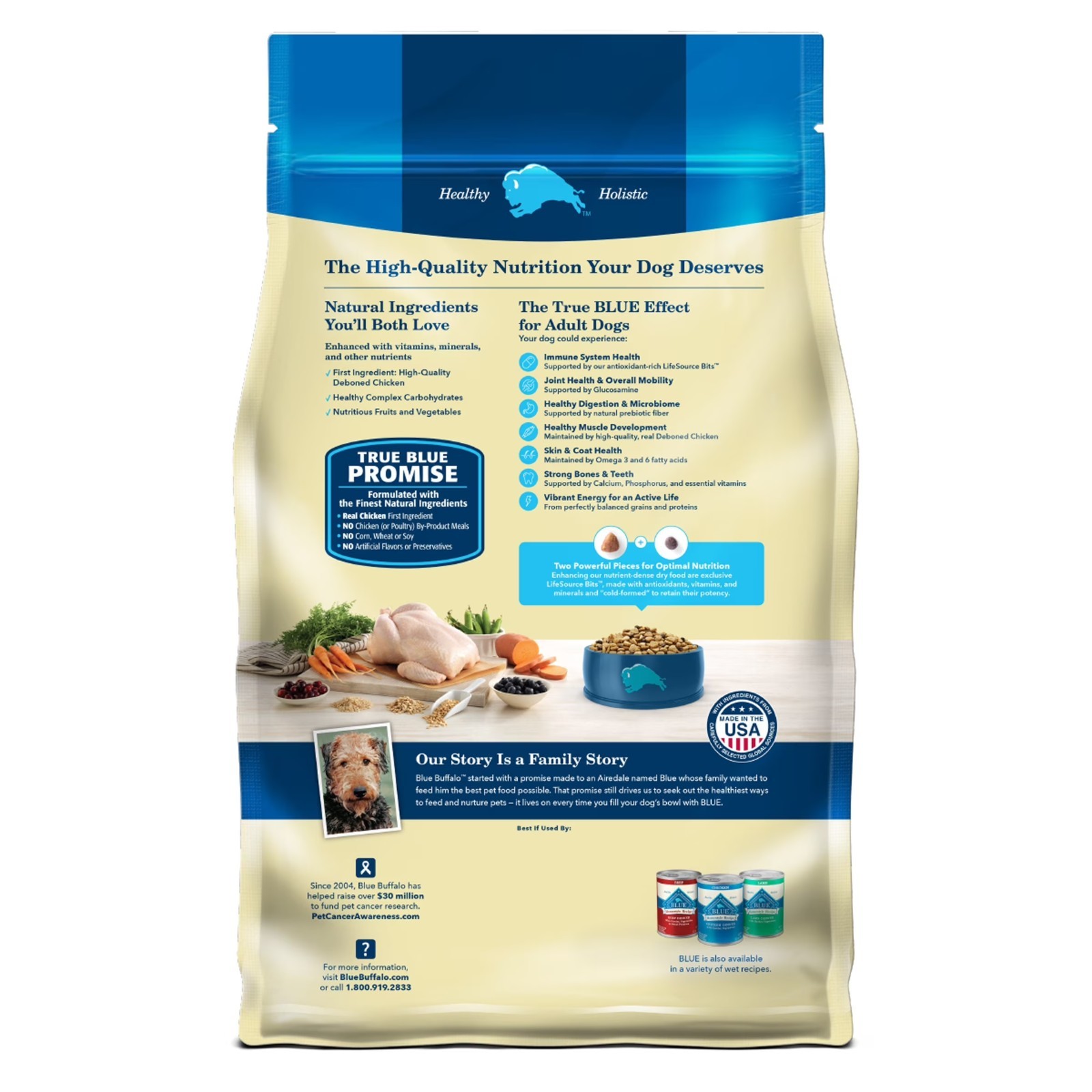 2 Pack, Blue Buffalo Life Protection Formula Adult Chicken & Brown Rice Recipe