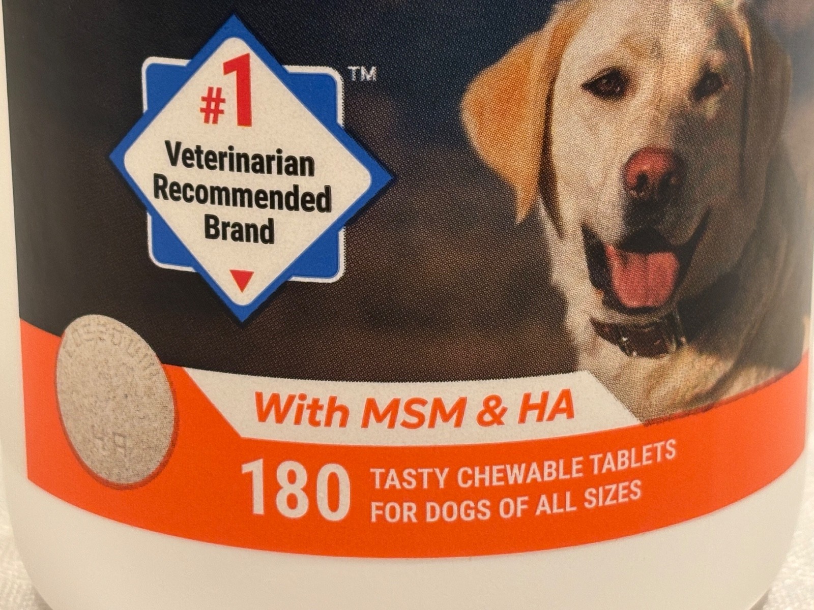 Cosequin MSM Joint Health Supplement for Dogs – 180 Chewable Tablets (Jan 2028)