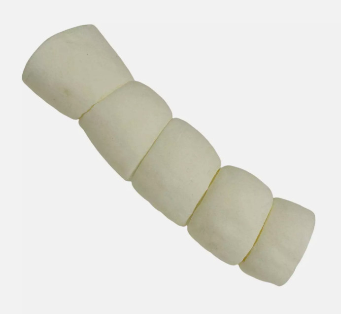 BEEF CHEEK LARGE Roll Dog Chew 10 -12 inches All Natural Grass Fed 6 Count