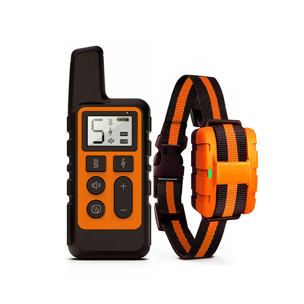 Dog Training Collar Pet Electric Shock Collar Waterproof with Remote For Dogs