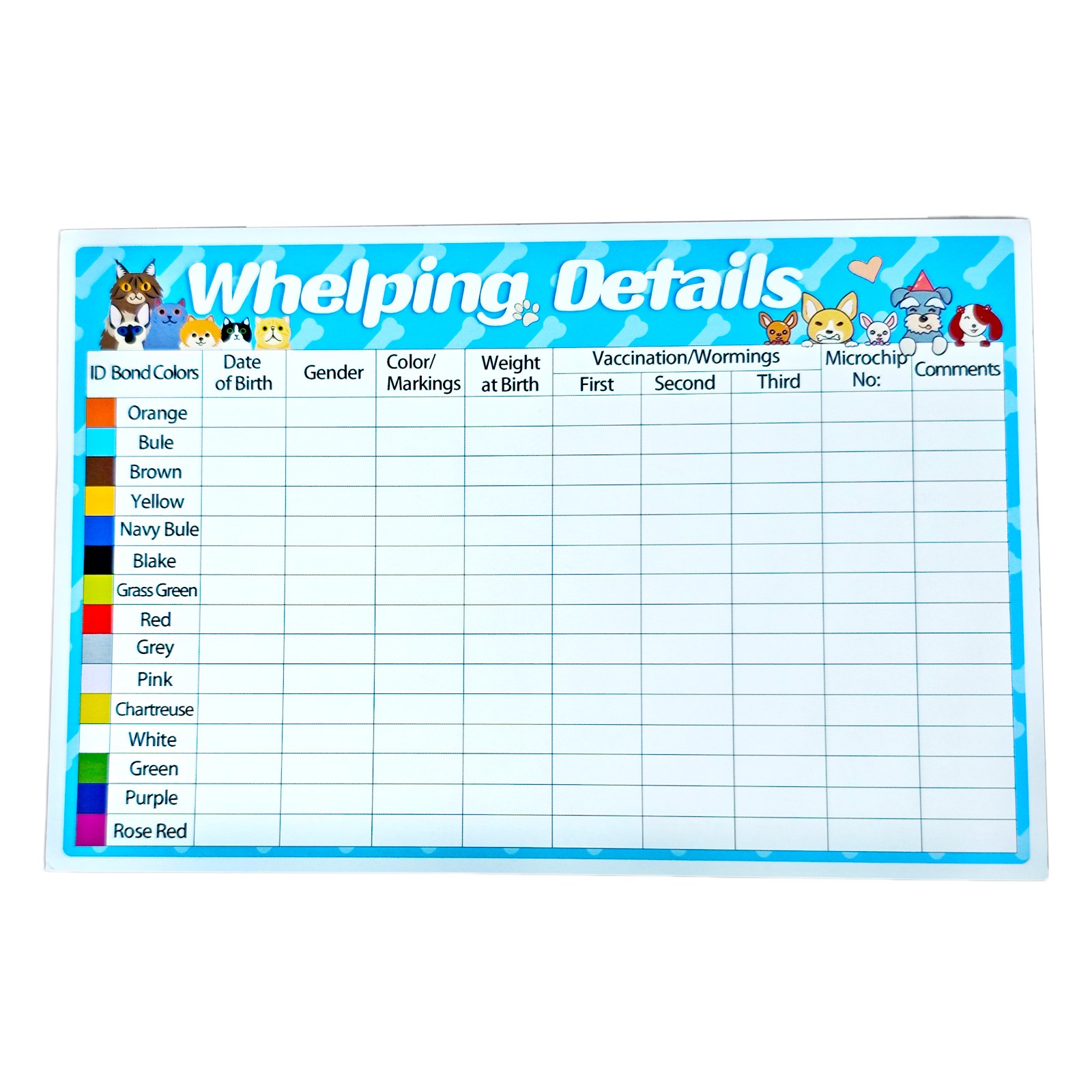 Pet Whelping Kit Birthing Supplies For Birth for Puppy & Kitten 48 Pcs