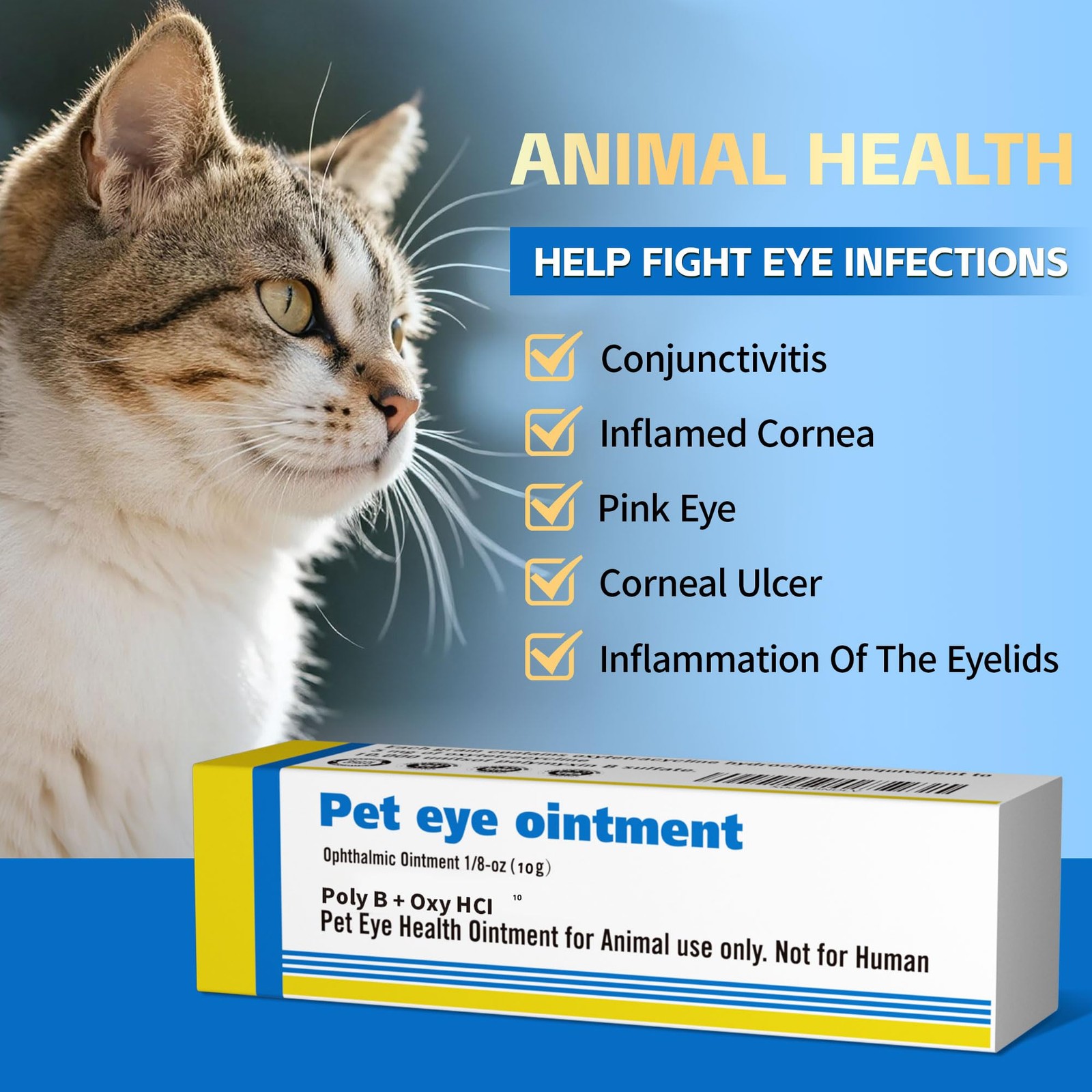 Pet Eye Health for Dogs, Cats, Cattle, Sheep, Horses, Birds and Puppies, Kitt…