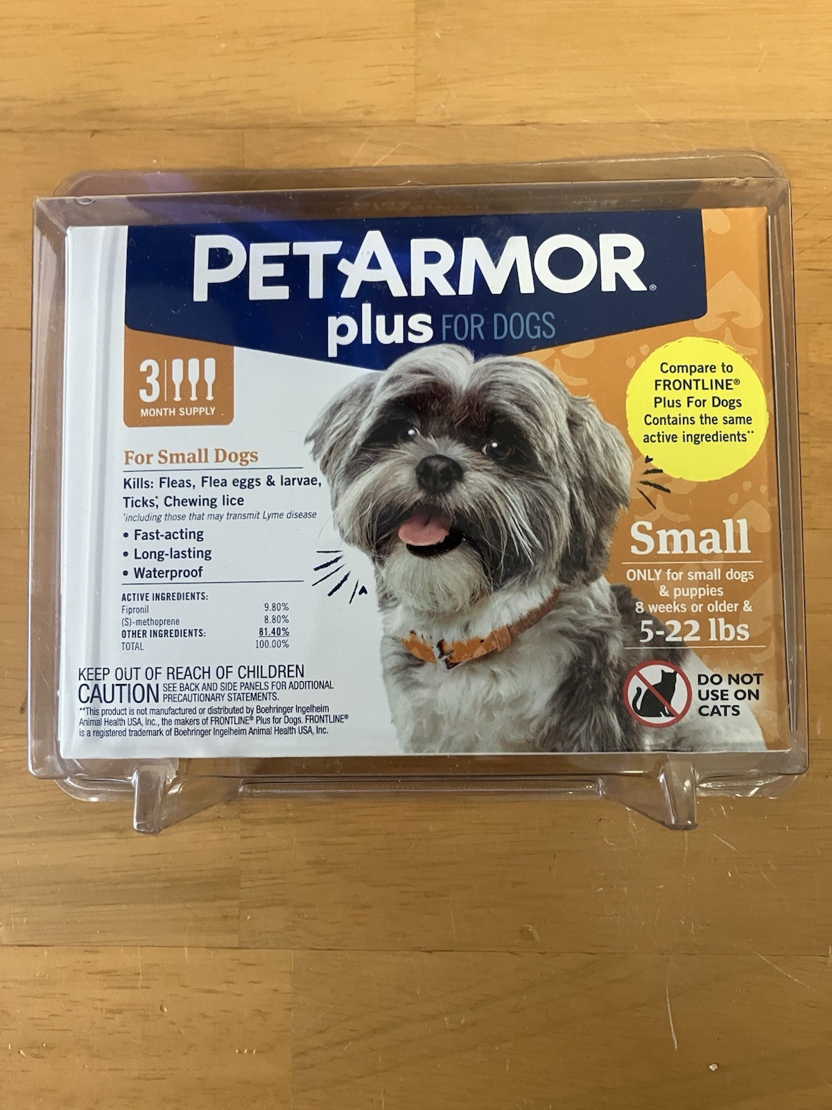 PetArmor Plus Flea and Tick Prevention for small Dogs, 5-22 lbs. *Free shipping