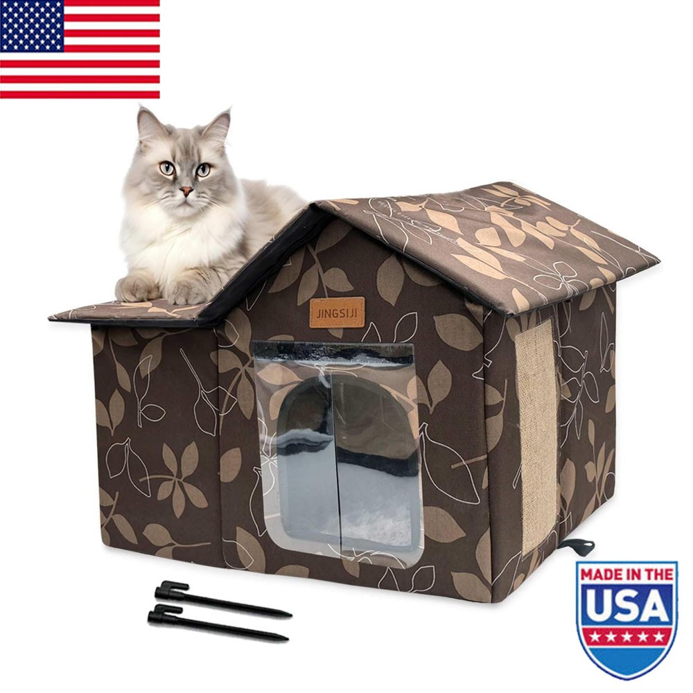 Cat House for Indoor and Outdoor Use Insulated and Weatherproof