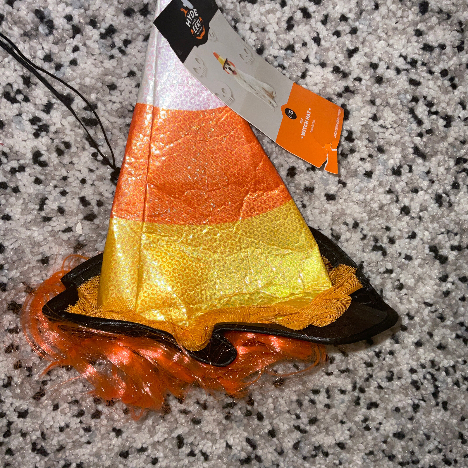 Hyde and EEK Pet CANDY CORN WITCH HAT Costume Sizes XXS/XS S/M L/XL New w/ Tags