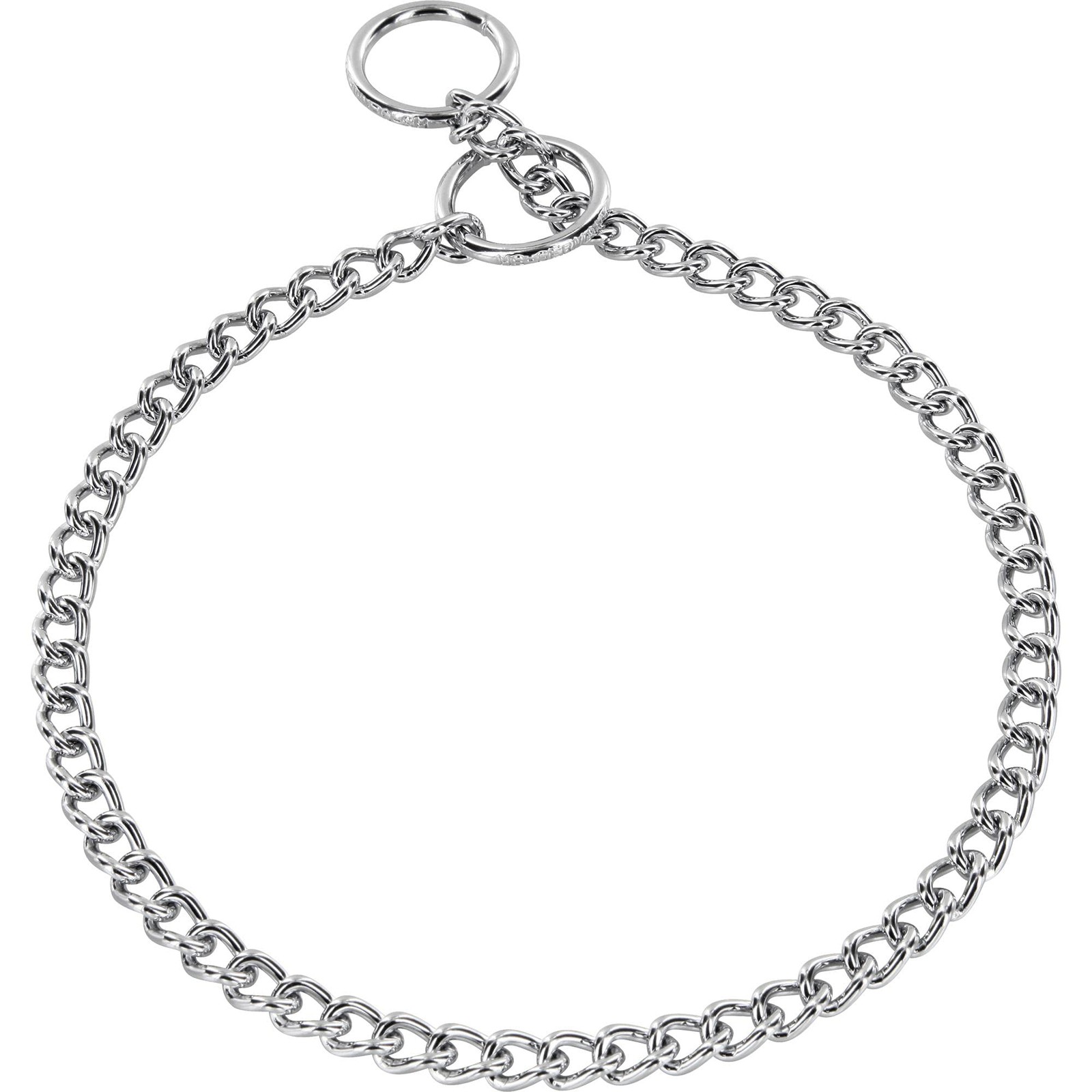 Herm Sprenger – Chrome Plated Steel Dog Training 24 inches (60 cm), Silver