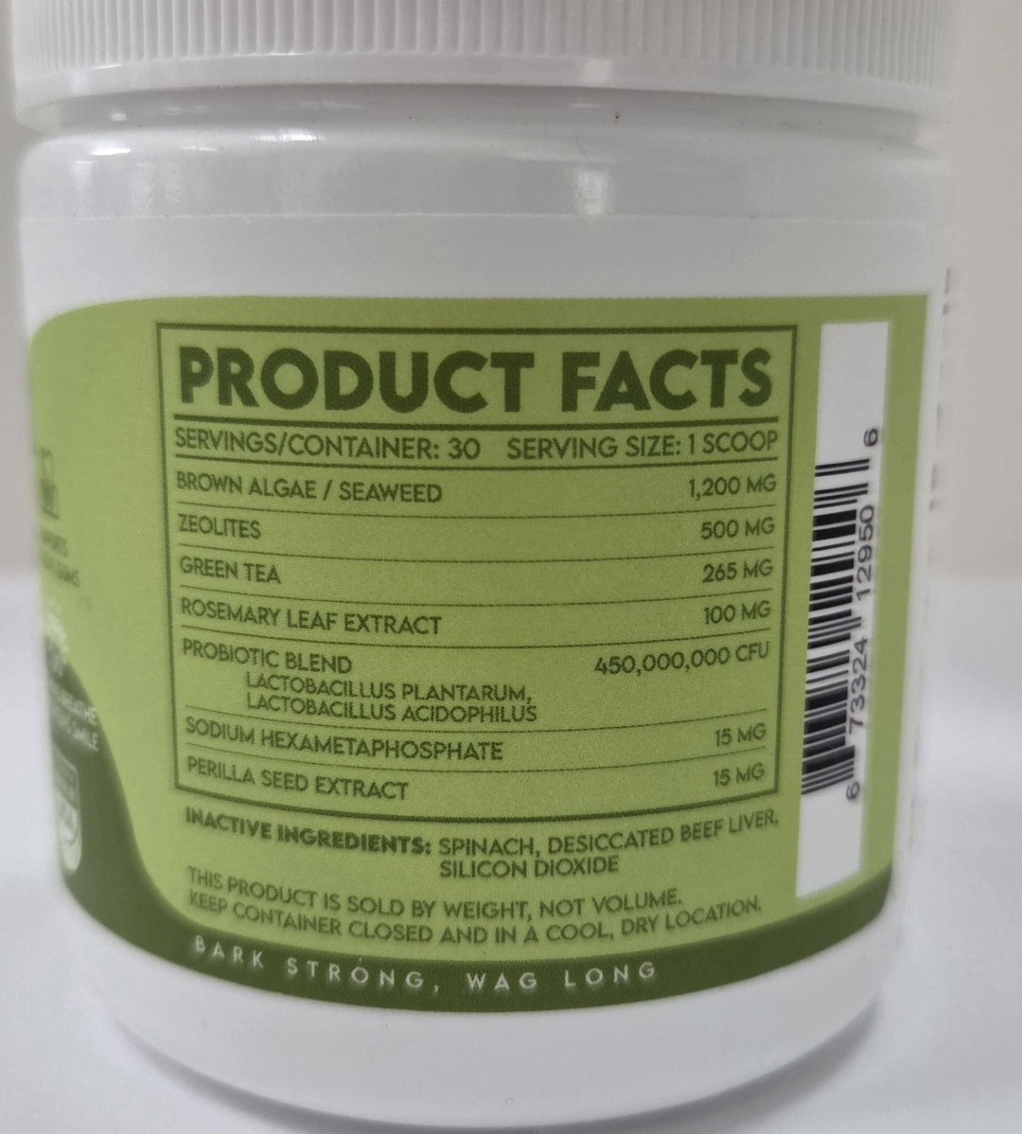 WuffWell Dog Dental Cleaning Powder with Probiotics for Plaque & Tartar Remover