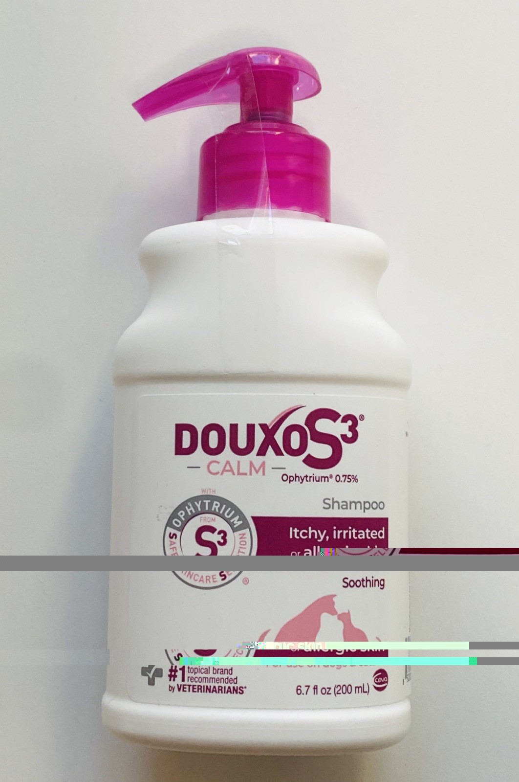 Douxo S3 Calm Cleansing Shampoo For Dogs and Cats with Allergic Skin 6.7 oz