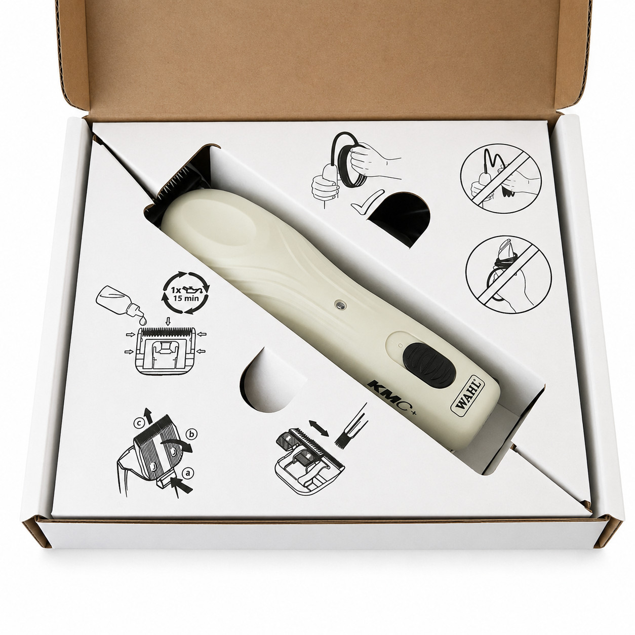Wahl KMC+ Professional Cordless Pet Clipper Trimmer New Open Box