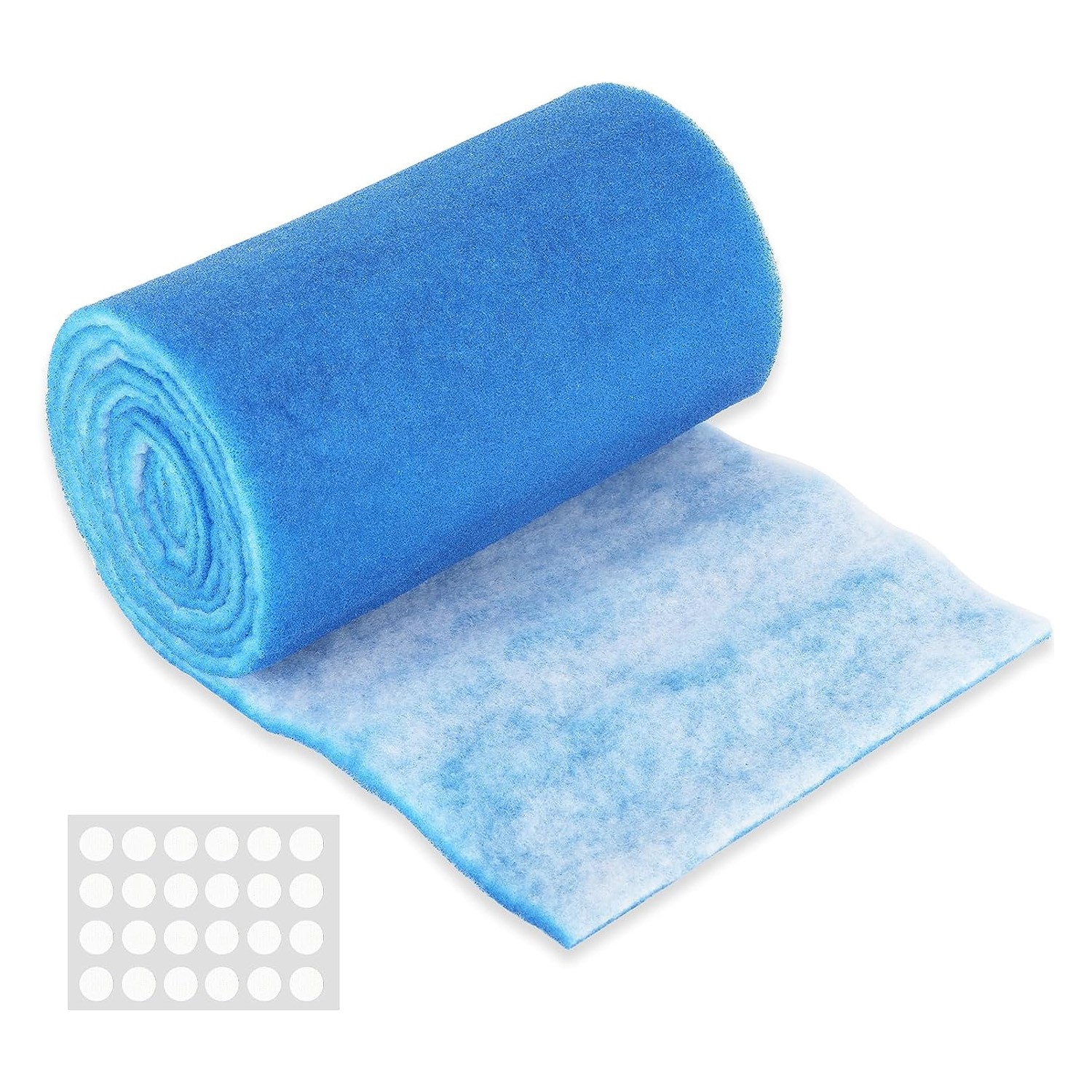 Pond Filter Media For Ponds Water Features Fiber Floss Filter Material 12Inch W