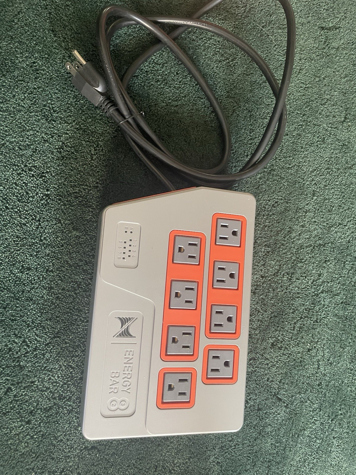Energy Bar 832 Power Strip 8-Outlet w/ USB