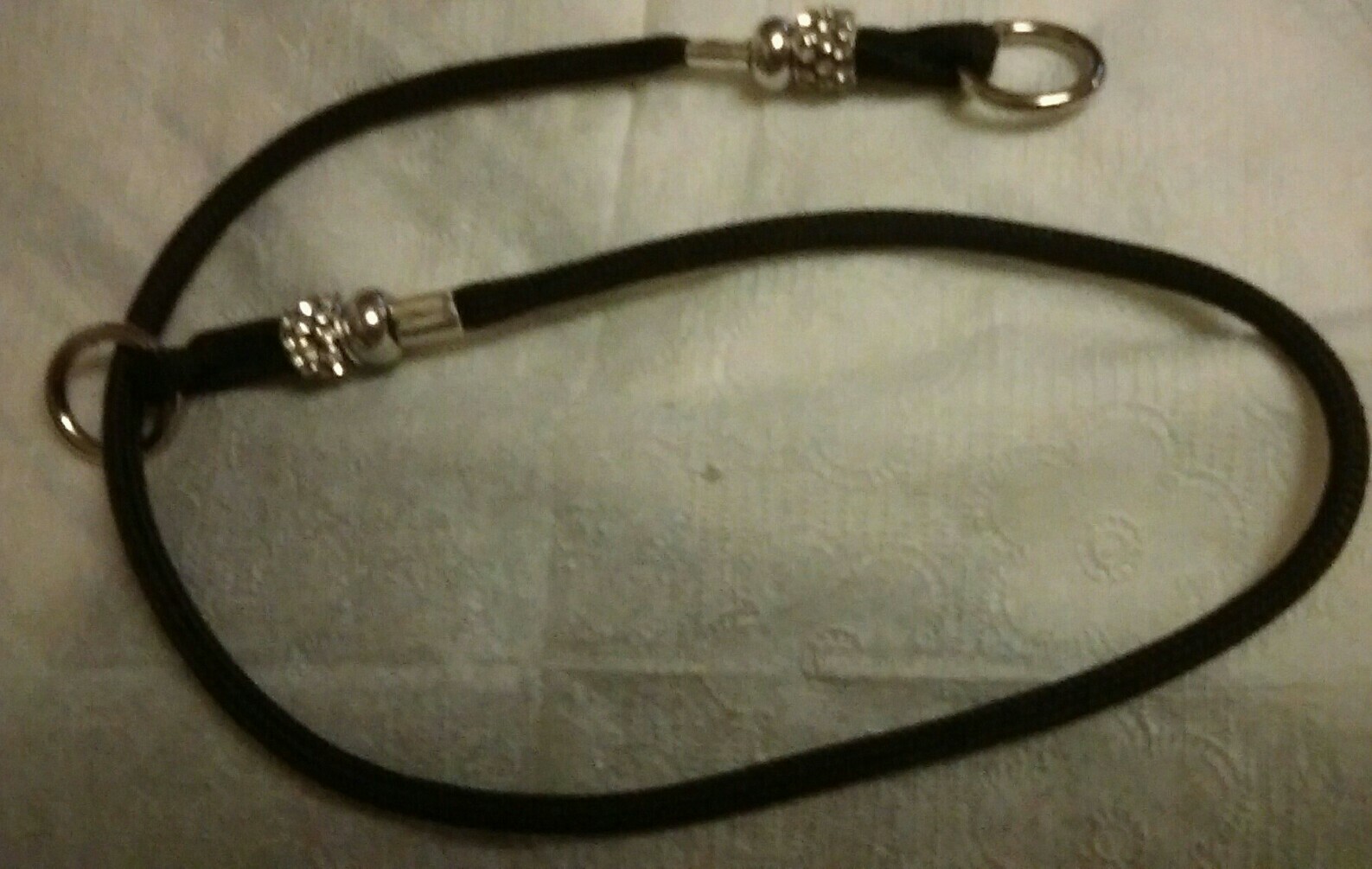 New Beaded Dog Show Lead & slip collar set,ritzy,any color/size,advise neck size
