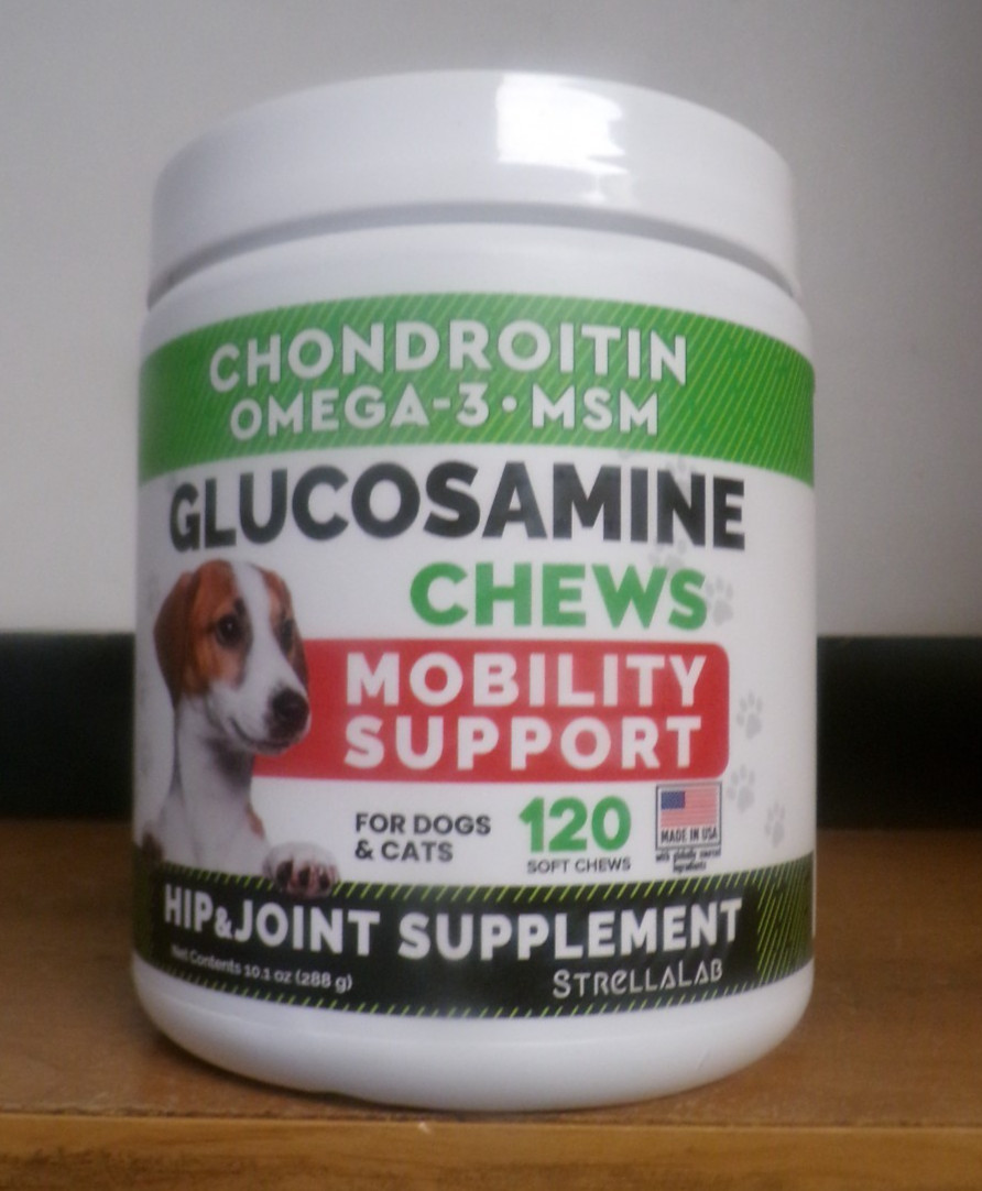 NEW Glucosamine HIP JOINT 120 SOFT CHEWS FOR DOG & CATS MOBILITY SUPPORT X 08/27