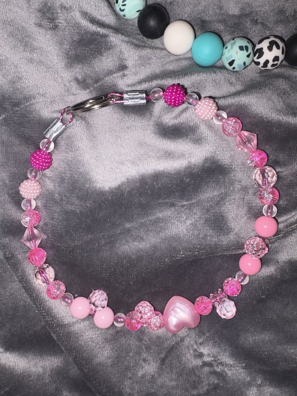 Handmade Adjustable Beaded Dog Necklace Collar, Small, Unisex