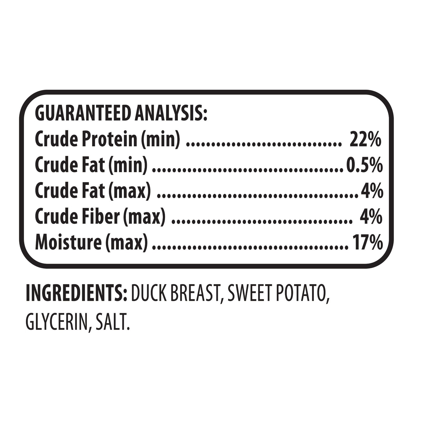 (4 pack) Golden Rewards Sweet Potato Wrapped w Duck Premium Treats for Dogs 16oz