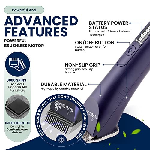 Lightweight Dog Grooming Clipper Cordless