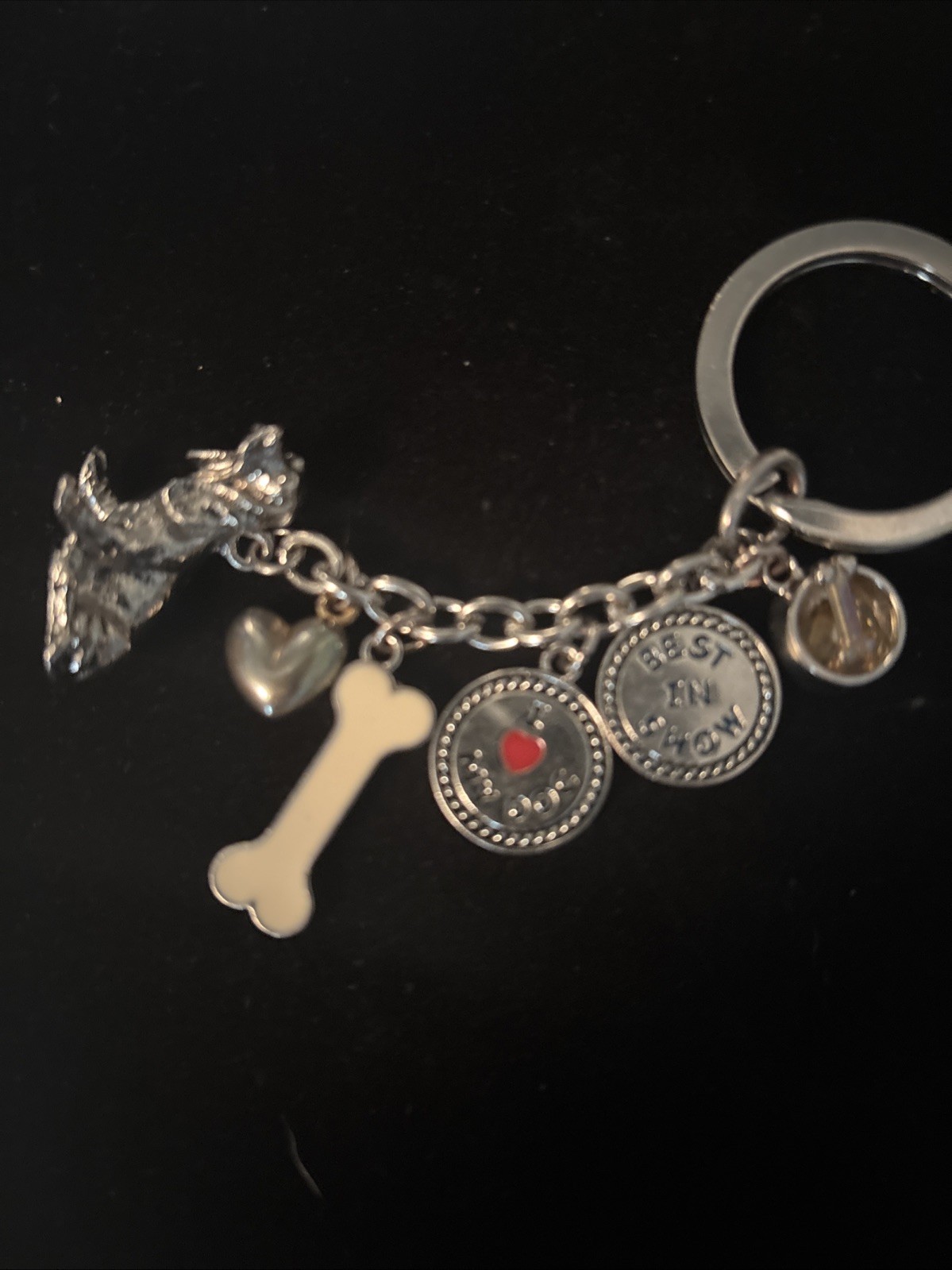 Hound Dog Charm Keychain best In Show