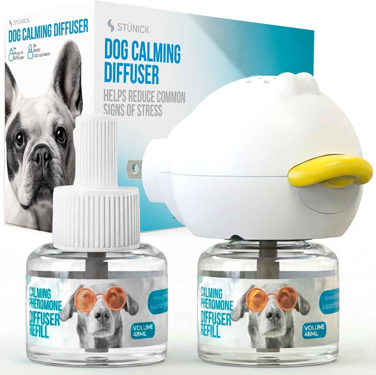 STUNICK CB1 Dog Calming Diffuser 1 Diffuser 2 Refills 60 Day Supply