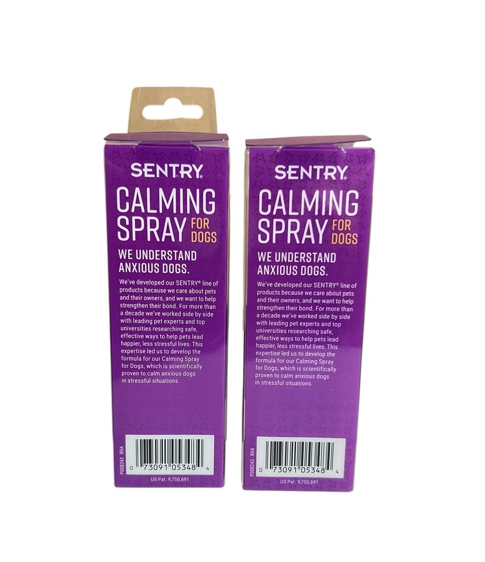 Sentry Calming Spray for Dogs 1.62 fluid ounces each Lot of 2 New in Package
