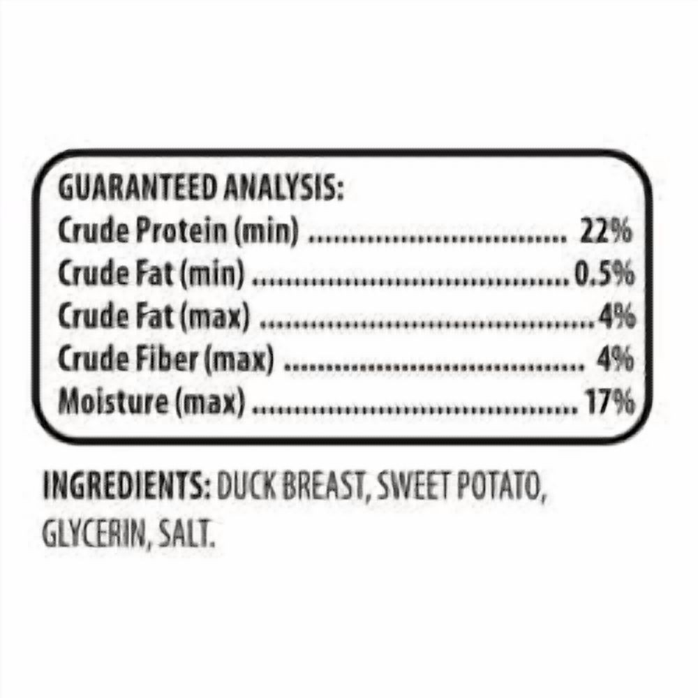 (4 pack) Golden Rewards Sweet Potato Wrapped w Duck Premium Treats for Dogs 16oz