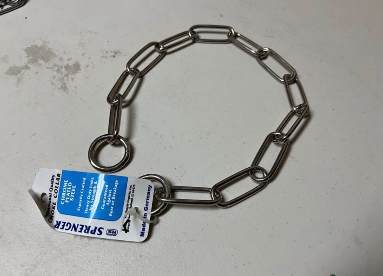 Herm Sprenger Fur Saver 4.0 MM Link 21″ Dog Collar