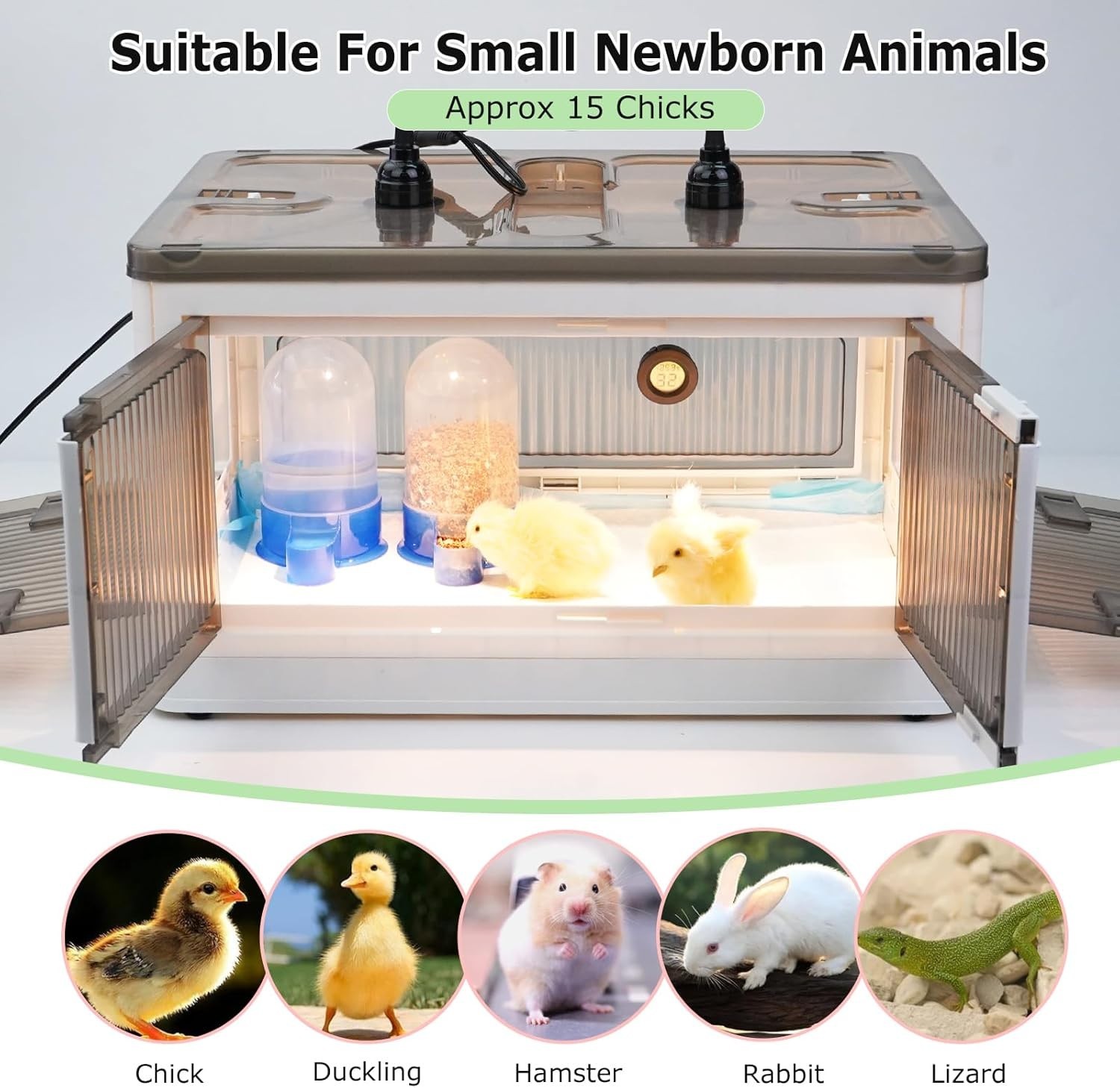 Chicken Brooder Box for Chicks Brooder Heater Chicks Warmer Brooder Plate Kit Ch