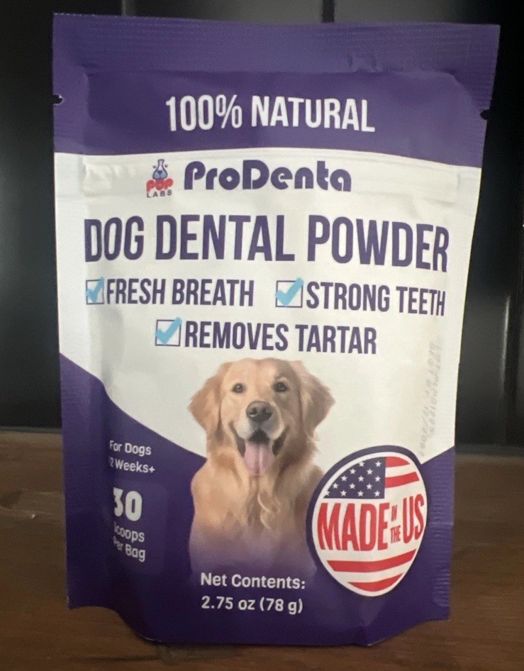 ProDenta Dog Dental Powder 30 Scoops 2.75oz Exp 12/2027 – New/Sealed! Pup Labs