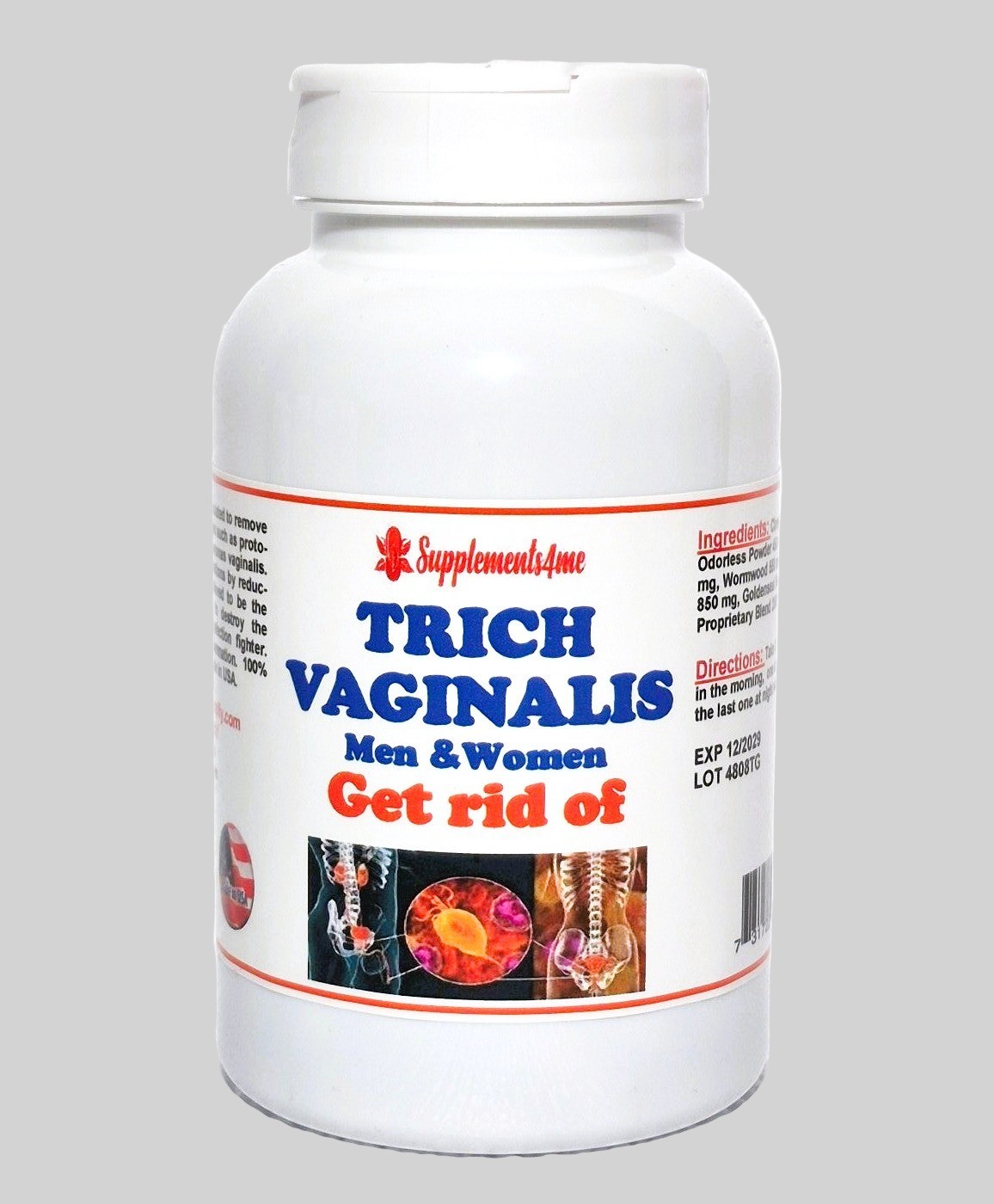 BACTERIA KILLER FOR PEOPLE – ANY KIND OF BACTERIAS – 120 Capsules – Made in USA