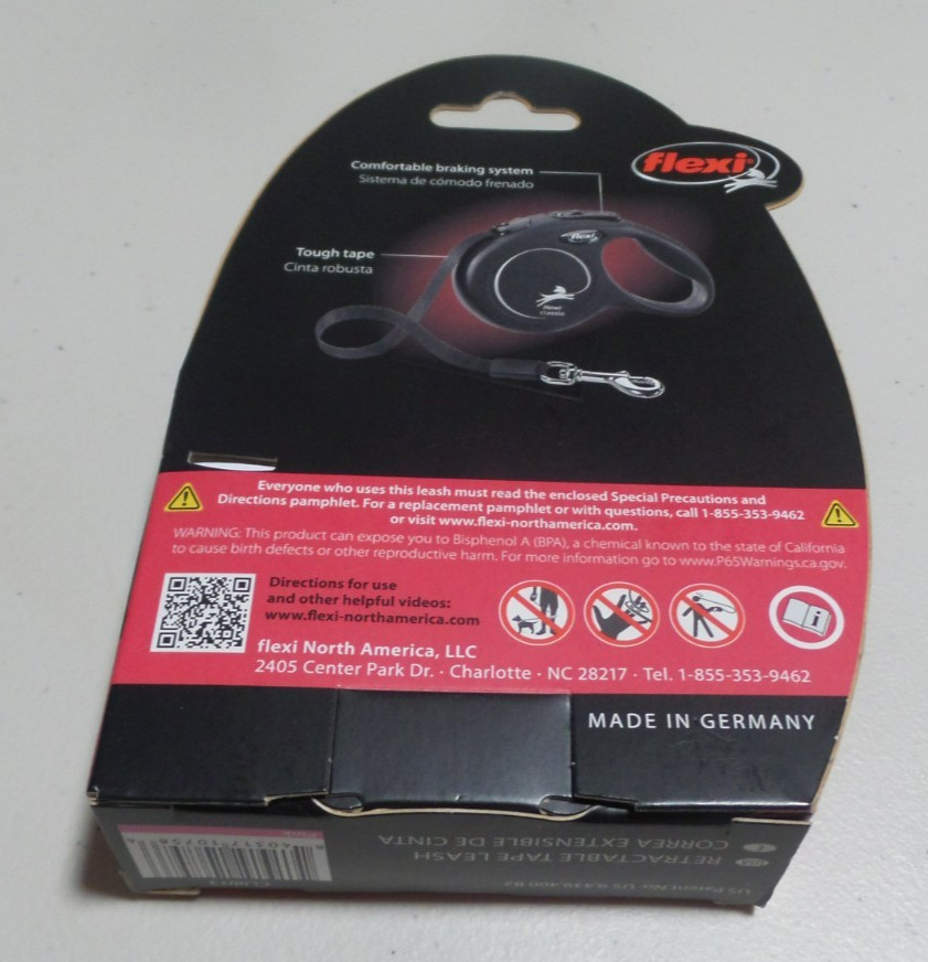 Flexi Retractable Leash For XS Dogs Classic Tape Up To 26 lbs 10ft Pink NEW