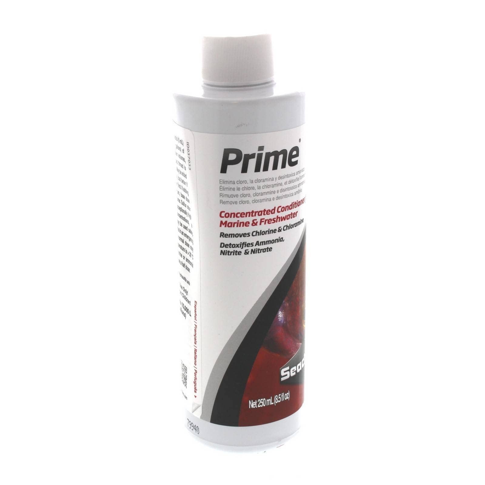 Seachem Prime 250 mL Freshwater Saltwater Aquarium Water Conditioner Detoxifier