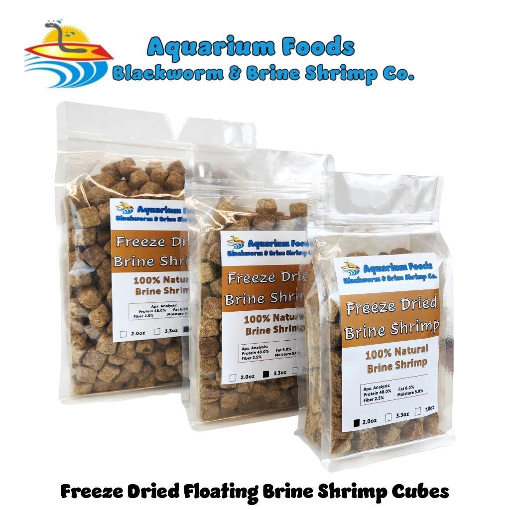 FREEZE DRIED BRINE SHRIMP CUBES – TROPICAL FISH, MARINE FISH, KOI & TURTLES