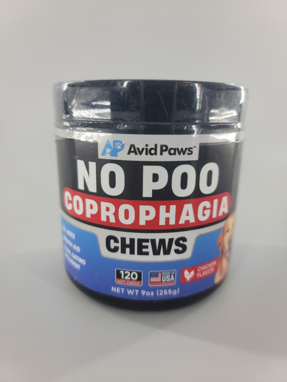 No Poo Chews for Dogs – Coprophagia Stool Eating Deterrent – 120 Soft Chews