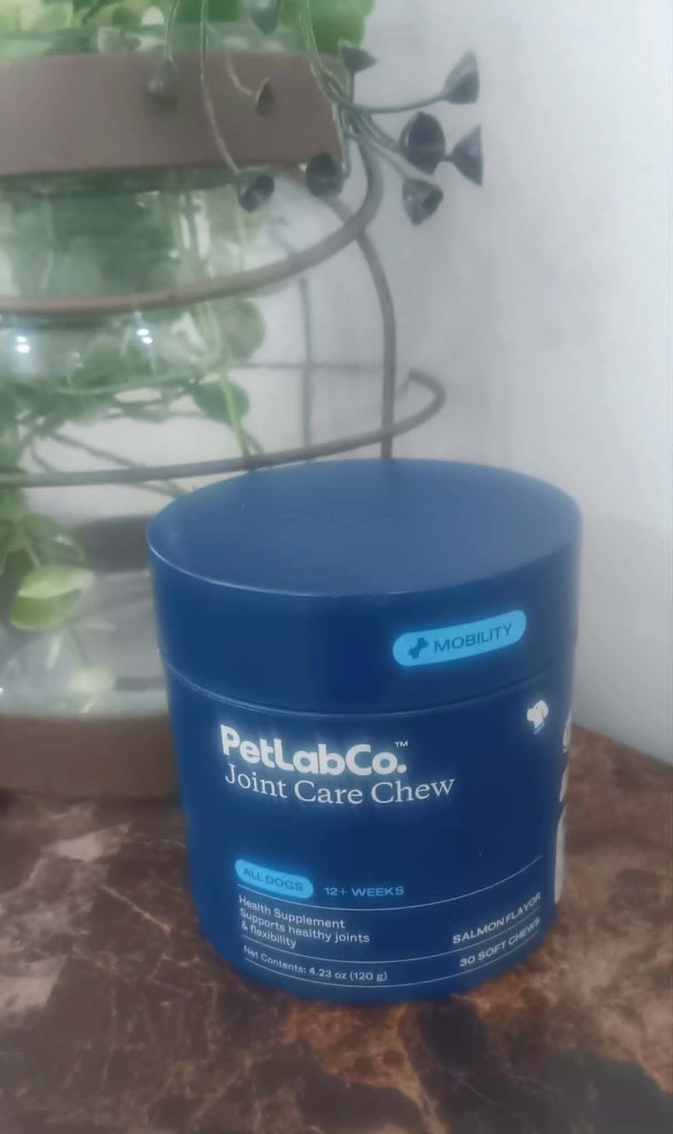 PetLabCo. Joint Care Chew- All Dogs-30 Soft Chews-Salmon Flavor – Exp 11/30/2026