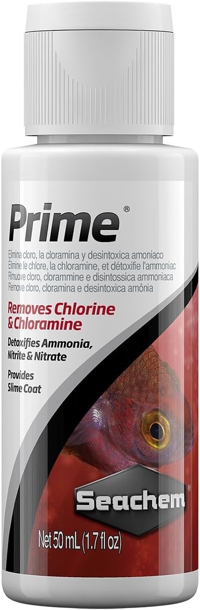 Seachem Prime Aquarium Water Conditioner Dechlorinator Ammonia Detoxifier Fish