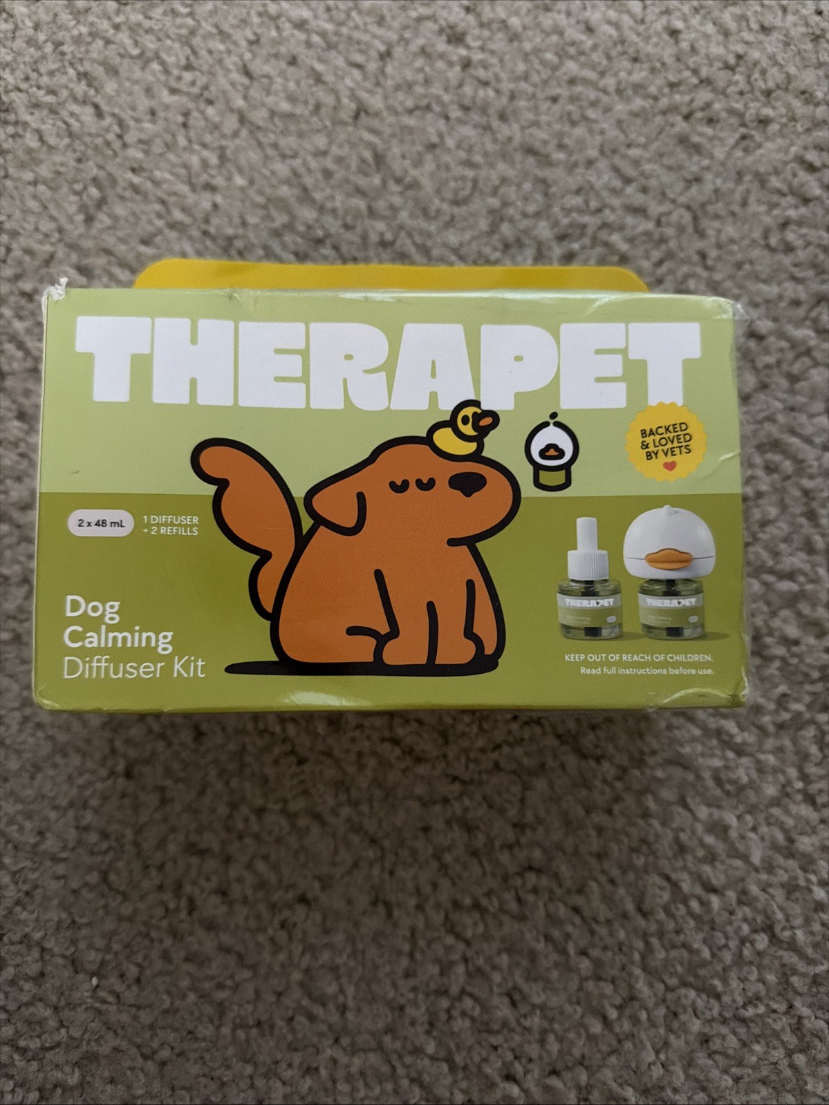 60-Day Dog Calming Diffuser – for Stress, Destructive Behavior, Pee Accidents…