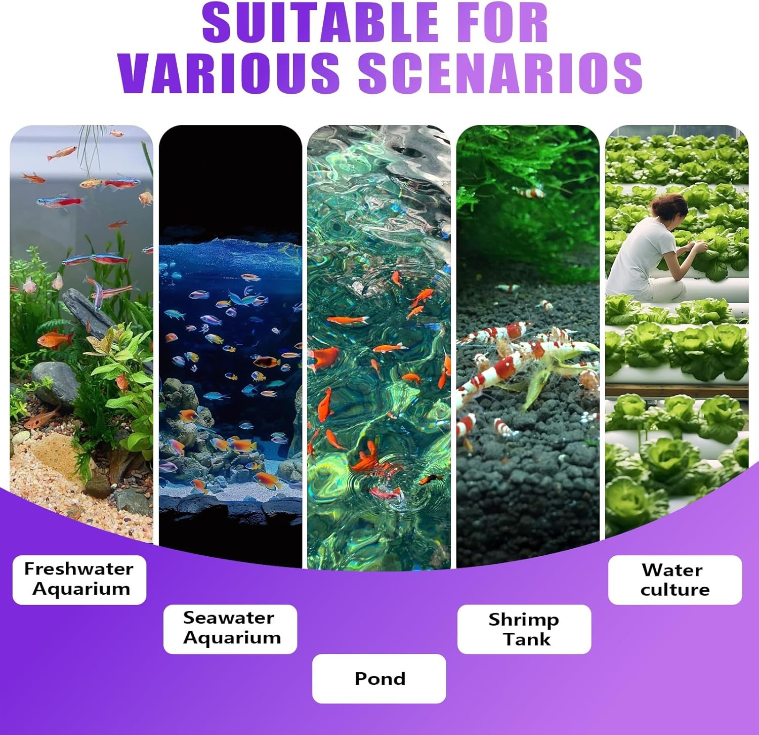 Aquarium Bubble Strip Bar Ultra Quiet High Dissolved Oxygen Diffuser Air Stones